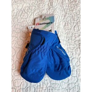 Hotfingers Blue Waterproof Mittens Tots M 3-4 Kids Winter Snow Gear